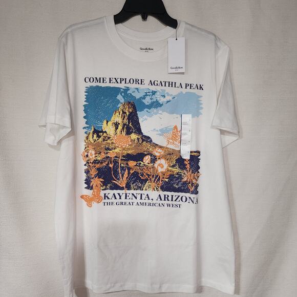 Arizona, Kayenta " come explore Agatha peak'' shirt size Large MEN - Picture 6 of 6